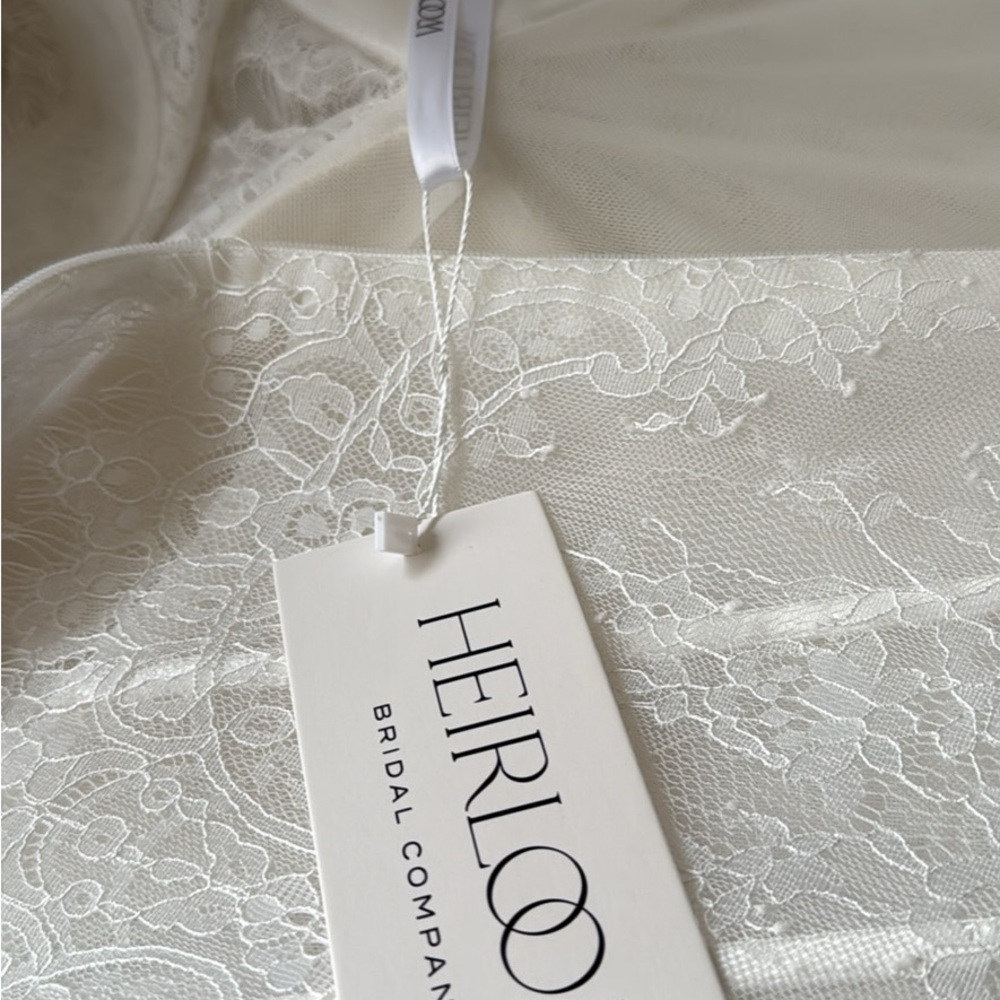 Heirloom Bridal Lace Wedding Dress - Cream